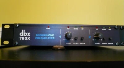 dbx 760X Microphone Preamplifier Preamp Mic Processor 48V Professional Standard - Image 1 of 2