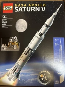 LEGO IDEAS #017 - NASA Saturn V - Set 21309 Retired Sealed Set Brand New - Picture 1 of 2