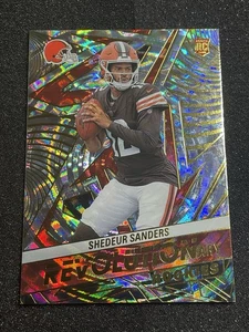 2025 Panini Revolution RC Revolutionary Rookies Fractal #2 Shedeur Sanders - Picture 1 of 2