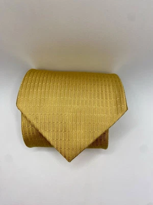 Галстук мужской Jones New York желтый геометрический 59 дюймов длина 4 дюйма ширина 100% шелк - Изображение 1 из 4