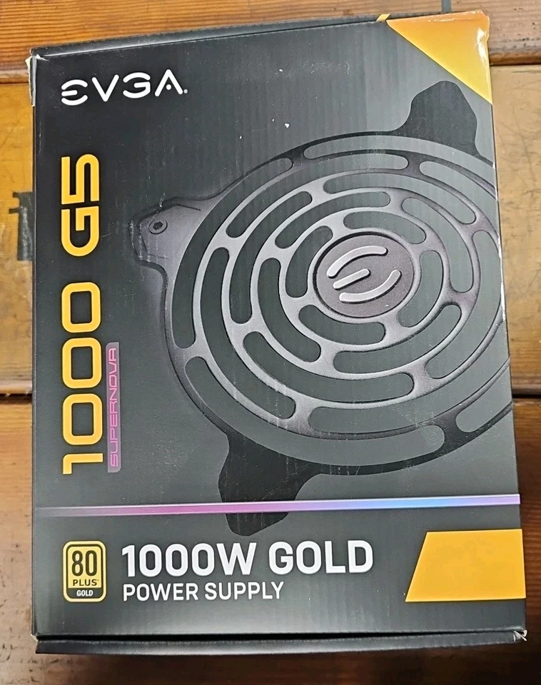 Fuente de alimentación totalmente modular EVGA 220G51000X1 Supernova 1000 G5 80 Plus Gold 1000w Foto 1 de 1