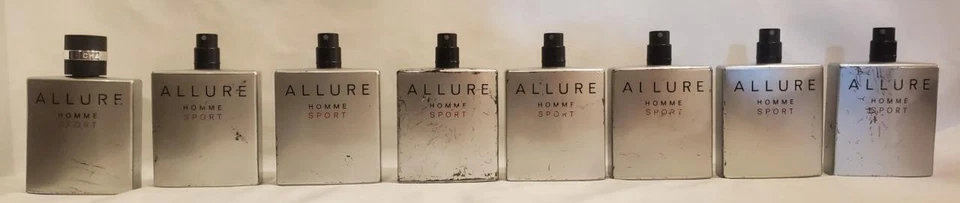 8 Botellas CHANEL ALLURE HOMME SPORT EAU DE TOILETTE Colonia 1.7oz 50ml*ENVÍO GRATUITO Foto 1 de 1