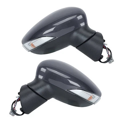 L & R Side Wing Mirror w/ Turn Signal Light Fit For Ford Fiesta MK7 2013-2017 Foto 1 de 4