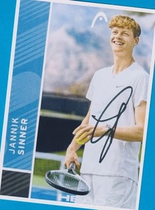 Jannik SINNER (4) AK Picture - Print Copy - 13x18 + Signed TENNIS WORLD CUP AK Free - Picture 1 of 1