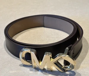 Michael Kors Signature Buckle Gürtel Größe L Leder dunkelbraun - Bild 1 von 5