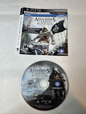 Assassin's Creed IV: Black Flag (Sony PlayStation 3, 2013) Disc & Artwork TESTED - Image 1 of 3