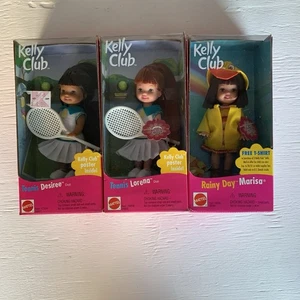 Bambola vintage Mattel Kelly Club Tennis, Desiree, Lorena Rainy Day Marisa 1999 nuova con scatola - Foto 1 di 7