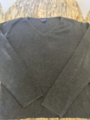 Vintage Bugle Boy Originals Gray V Neck, Women’s Pullover Large Long Sleeve - Image 1 of 4