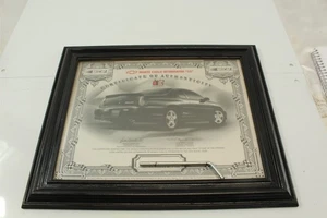 Vintage 2004 Monte Carlo Intimidator NASCAR Certificate Of Authenticity Framed - Picture 1 of 9