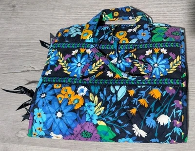 Vera Bradley Hanging Organizer Bag Midnight Blues Retired Travel Cosmetic NWT - Image 1 of 4