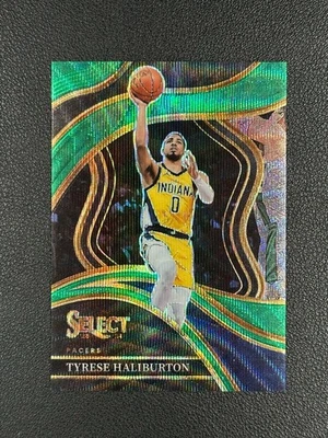 2023 Panini Select Courtside Tyrese Haliburton Green Wave 21/50#Z - Image 1 of 2