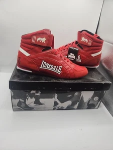 Zapatos de boxeo Lonsdale Swift Boot. Talla 7. Rojo. Nuevo con caja - Imagen 1 de 12
