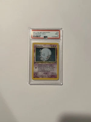Pokémon TCG 2001 Neo Discovery - Wobuffet Holo 1st Edition 16/75 - PSA 9 - Image 1 of 2