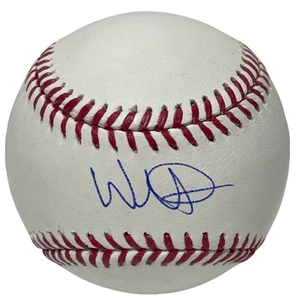 WILYER ABREU SIGNED BASEBALL - BOSTON RED SOX RISING STAR WITH BECKETT WITNESS - Picture 1 of 2
