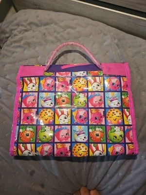 Estuche de transporte de viaje Shopkins triple compartimento de almacenamiento fácil de transportar Foto 1 de 4