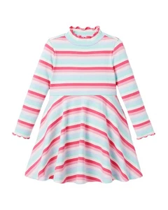 Janie And Jack Striped Ribbed Dress - Picture 1 of 5