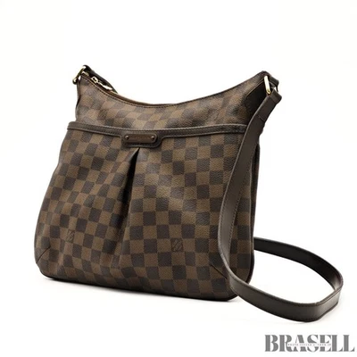 Borsa a tracolla Louis Vuitton Bloomsbury PM N42251 Damier Ebene in tela marrone - Immagine 1 di 4