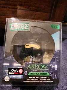 FUNKO DORBZ ARROW MALCOLM MERLYN GAMESTOP EXCLUSIVE IN PROTECTOR - Picture 1 of 7