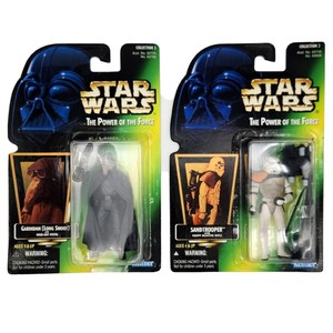 Star Wars Power of The Force Green Card Garindan (Long Snoot) and Sandtrooper