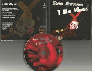 SOCIAL DISTORTION I was Wrong 1996 USA PROMO Radio DJ CD single BSK 8364 - Picture 1 of 1