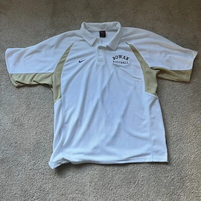 Rowan University Football Nike Team Issued Polo Shirt Mens XL - Image 1 of 4