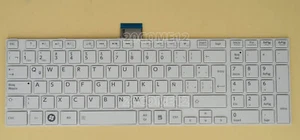 For Toshiba L850 L850D L855 L855D L870 L870D L875 Keyboard Latin Spanish White - Picture 1 of 3