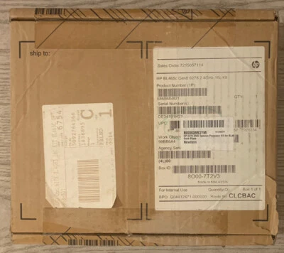 HP 6278 AMD Opteron Processor 16C Kit for BL465c Gen8 Blade - Image 1 of 4