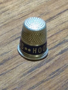 vintage 1928-1932 Herbert Hoover Charles Curtis campaign thimble button tab nice - Picture 1 of 6