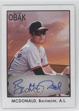 2010 TRISTAR Obak Auto Black /50 Ben McDonald #A69 Auto
