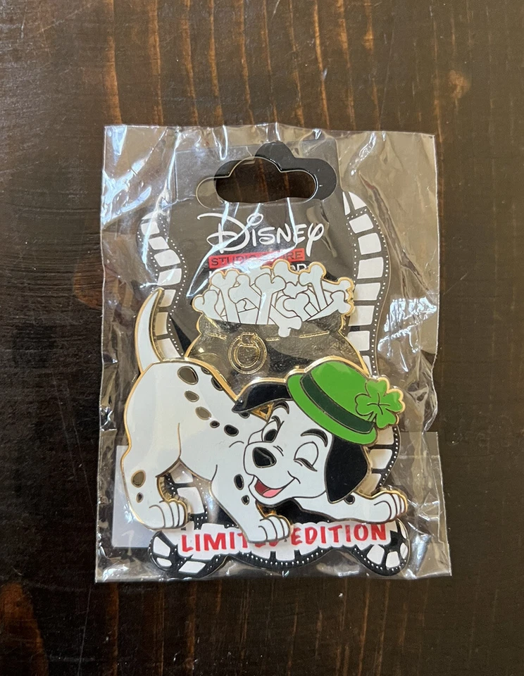 Disney DSF DSSH 101 Dalmatians Lucky St. Patrick's Day Pin! LE 200! New! - Image 1 of 1