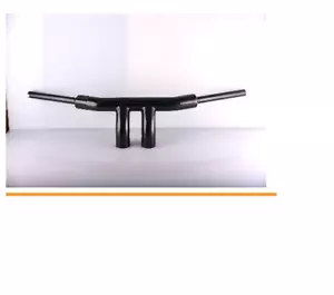 Harley Aftermarket Handlebars Gloss Black 2" FatT T-Bars 82-UP 6" Rise/3.5 Cent - Foto 1 di 1