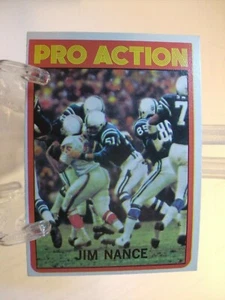 1972 Topps Football Card   #119 Jim Nance IA    (86139) - Picture 1 of 2
