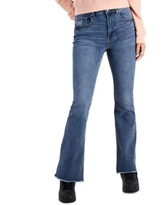 Tinseltown Damen Junioren Hochhaus Flare Jeans blau 13 32 x 31,5 B4HP - Bild 1 von 6
