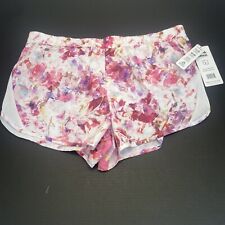 RBX Womens 3 in. Floral Microfiber Running Short Size L