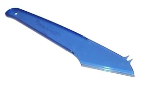 Tupperware Gadget Käsehobel Hors D'hoeuvres Serviermesser transparent BLAU - Bild 1 von 1