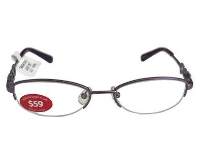 Juicy Couture Girls Youth Eyeglass Frames BIT 0JNB Purple Size 47-16-125 - Image 1 of 4