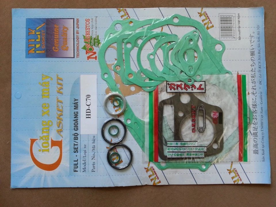 JUNTA MOTOR HONDA C70 CT70 SL70 XL70 CL7O S65 TRX70 ATC70 CRF70 COMPLETA Foto 1 de 1