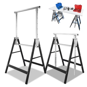 2X Gerüstbock Arbeitbock Klappbock Klappbock 7-fach höhenverstellbar - Bild 1 von 8