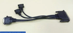 Moxa 28AWG VW-1 37 Pin to 4-Port DB9 Serial Communication Cable 300V 33cm New - Picture 1 of 9
