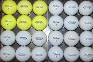 TITLEIST TOUR SPEED 2 DUTZEND gebrauchte GOLFBÄLLE AAAA - AAAAA GRATIS 2 Dutzend TEES - Bild 1 von 2