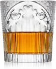 Old Fashioned Whiskey Glasses Set of 4-10 Rocks Glasses Tumblers for Drinkin, Co