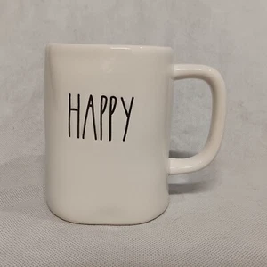 Taza de café Rae Dunn Feliz Halloween colección artesanal interior blanco naranja - Imagen 1 de 6