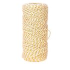 Luxurious 1 5MM 50M Colored Gold Silk Cotton Rope for Jewelry Packaging