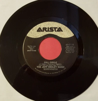 JEFF HEALEY / Full Circle - How Long Can A Man Be Strong /  45rpm Vinyl Record - Image 1 of 2
