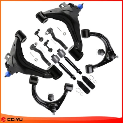 For 2007-2019 Toyota Tundra Sequoia Front Upper & Lower Control Arm Tie Rod End - Image 1 of 4