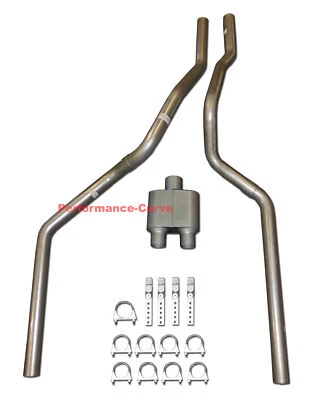 Camión Chevrolet GMC 88-93 4.3 5.0 5.7 doble mandril de escape - silenciador de una cámara Foto 1 de 2