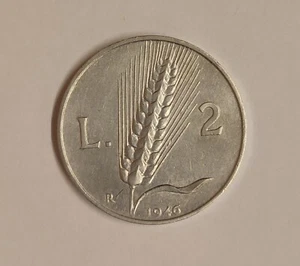 2 LIRE - Due Lire - SPIGA - Moneta Repubblica Italiana - ITALIA - Anno 1946 - Foto 1 di 4