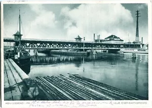 Postcard Königsberg/East Pr. New Railway Bridge 1930s - Picture 1 of 1