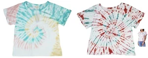 Camiseta Top Ultra Flirt Estampado Tie Dye Manga Corta Juniors Nueva con Etiquetas - Imagen 1 de 3