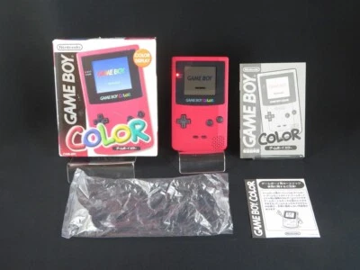 Console Nintendo GAME BOY COLOR GBC CGB-001 rouge testée en BOITE made in Jap... - Photo 1/4